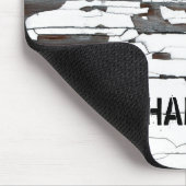 Witte pellerverf -  muismat (Hoek)