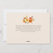 Witte penseel belettering happy thanksgiving feestdagenkaart (Achterkant)