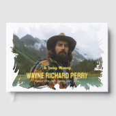 Witte penseelstreek foto in liefdevolle herinnerin gastenboek (Voorkant)