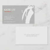 WITTE PENSEELSTREEK Nr. 2 Visitekaartje (Voorkant / Achterkant)