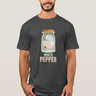 Witte peperkruid smaak eten koken jongen t-shirt