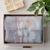 Witte Perzik Bloem Vloeipapier Tissuepapier (Geschenk)