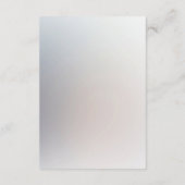 Witte perzik bloemdetail behuizing Kaart (Achterkant)