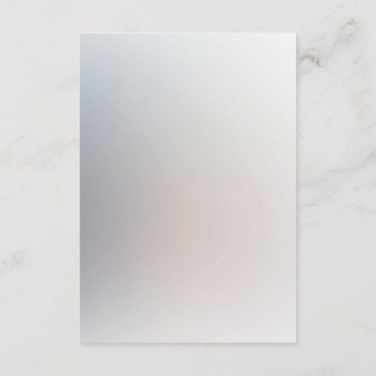 Witte perzik bloemdetail behuizing Kaart (Achterkant)