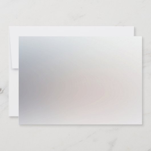 Witte perzik bloemen opslaan de datum save the date (Achterkant)