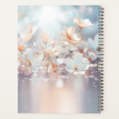 Witte perzik bloemen planner (Achterkant)