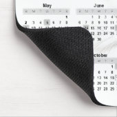Witte Perzische 2027 Kalender Muismat (Hoek)