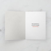 Witte Perzische kat met daiscard Kaart (Binnen)