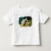 Witte Perzische kat met twee Kittens Kinder Shirts (Voorkant)