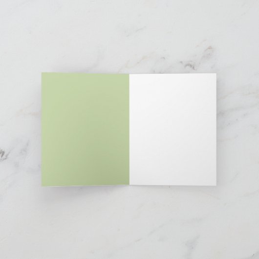 Witte Perzische kat op stoelonderbuis Kaart (Binnen)