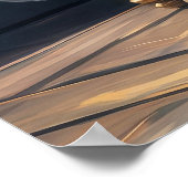 Witte Perzische kat Poster (Hoek)