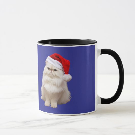 Witte Perzische Kerstmug Mok (Rechts)