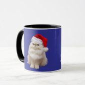 Witte Perzische Kerstmug Mok (Voorkant links)