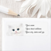 Witte perzische poten etiket (Insitu)