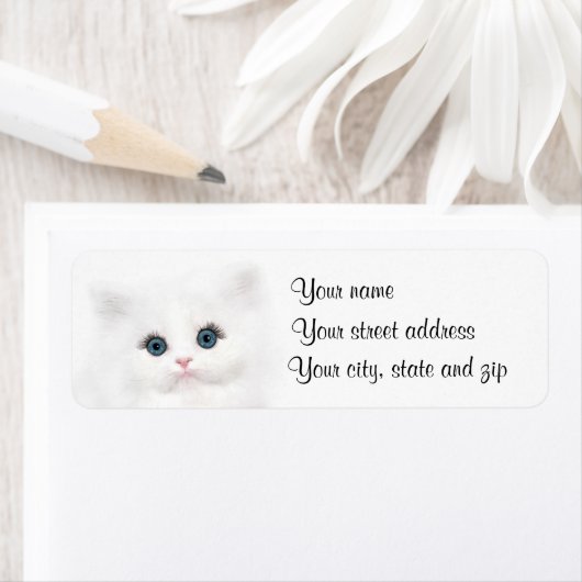 Witte perzische poten etiket (Insitu)