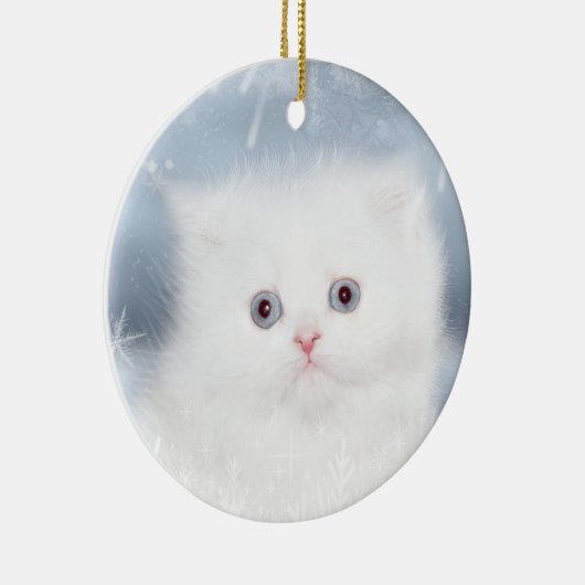 Witte perzische poten keramisch ornament (Rechts)