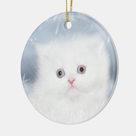 Witte perzische poten keramisch ornament (Links)