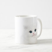 Witte perzische poten koffiemok (Voorkant rechts)