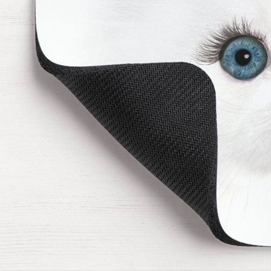 Witte perzische poten muismat (Hoek)