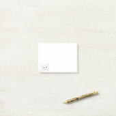 Witte perzische poten post-it® notes (Op bureau)