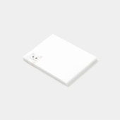 Witte perzische poten post-it® notes (Schuin)