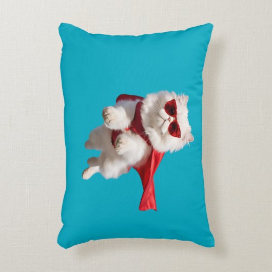 Witte Perzische superheld Accent Kussen (Voorkant(Verticaal))