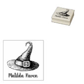 Witte Pet Eigen naam Houtwaren Rubberstempel (Gestempeld)