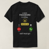 Witte Pet Ethische Hacker - Cybernetwerkbeveiligin T-shirt (Design voorkant)