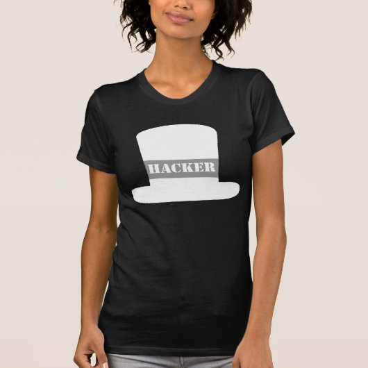Witte Pet Hacker T-Shirt (Voorkant)