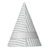 Witte Pet Hacker voor eenvoudig kostuum of technis Feesthoedjes (Achterkant)