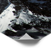 Witte Pet: Top van Mont Blanc Poster (Hoek)