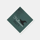 Witte Pet & Web, Halloween Party Servet (Hoek)