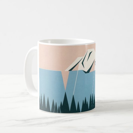 Witte Petten Koffiemok (Voorkant links)