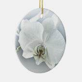 Witte Phalaenopsis Orchidee Keramisch Ornament (Rechts)