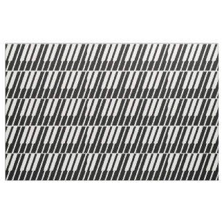 Witte Piano Keys Stof