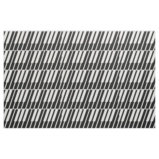 Witte Piano Keys Stof (Yard (91,4 cm))