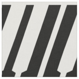 Witte Piano Keys Stof
