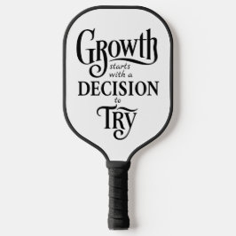 Witte Pickleball Paddle - Groei begint