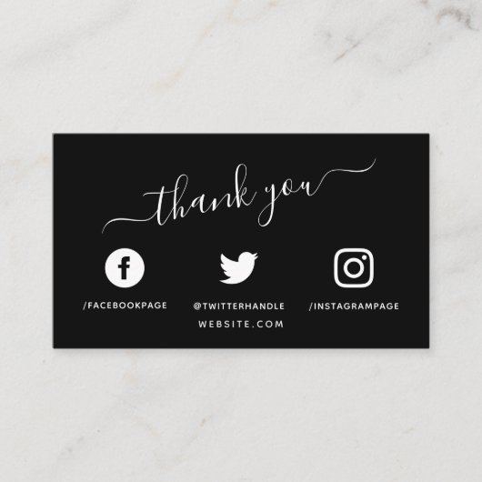 Witte pictogrammen voor sociale media QR-code beda Informatiekaartje (Voorkant)