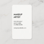 Witte pijlen / zwart visitekaartje (Achterkant)