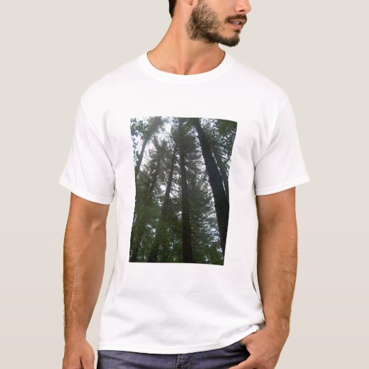 Witte pijnbomen t-shirt (Voorkant)