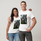 Witte pijnbomen t-shirt (Unisex)