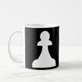 Witte pik (1/8) koffiemok (Links)