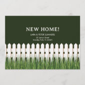 Witte piket hek Bewegende Aankondiging (Voorkant)