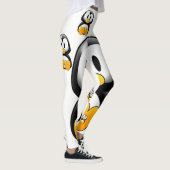 witte pinguïn leggings (Rechts)