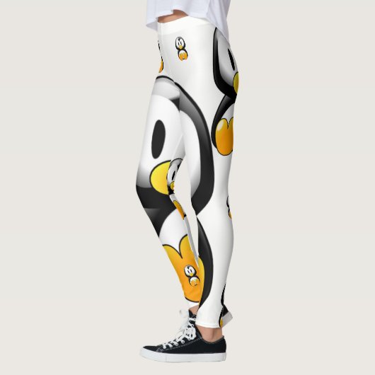 witte pinguïn leggings (Links)
