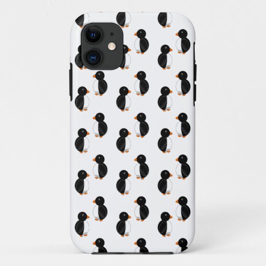 Witte pinguïns Case-Mate iPhone case (Achterkant)