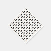 Witte pinguïns servet (Hoek)