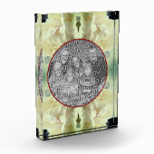 Witte Pioen Bloemblaadjes Creëer Uw Eigen Fotoblokken (Links)