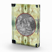 Witte Pioen Bloemblaadjes Creëer Uw Eigen Fotoblokken (Rechts)